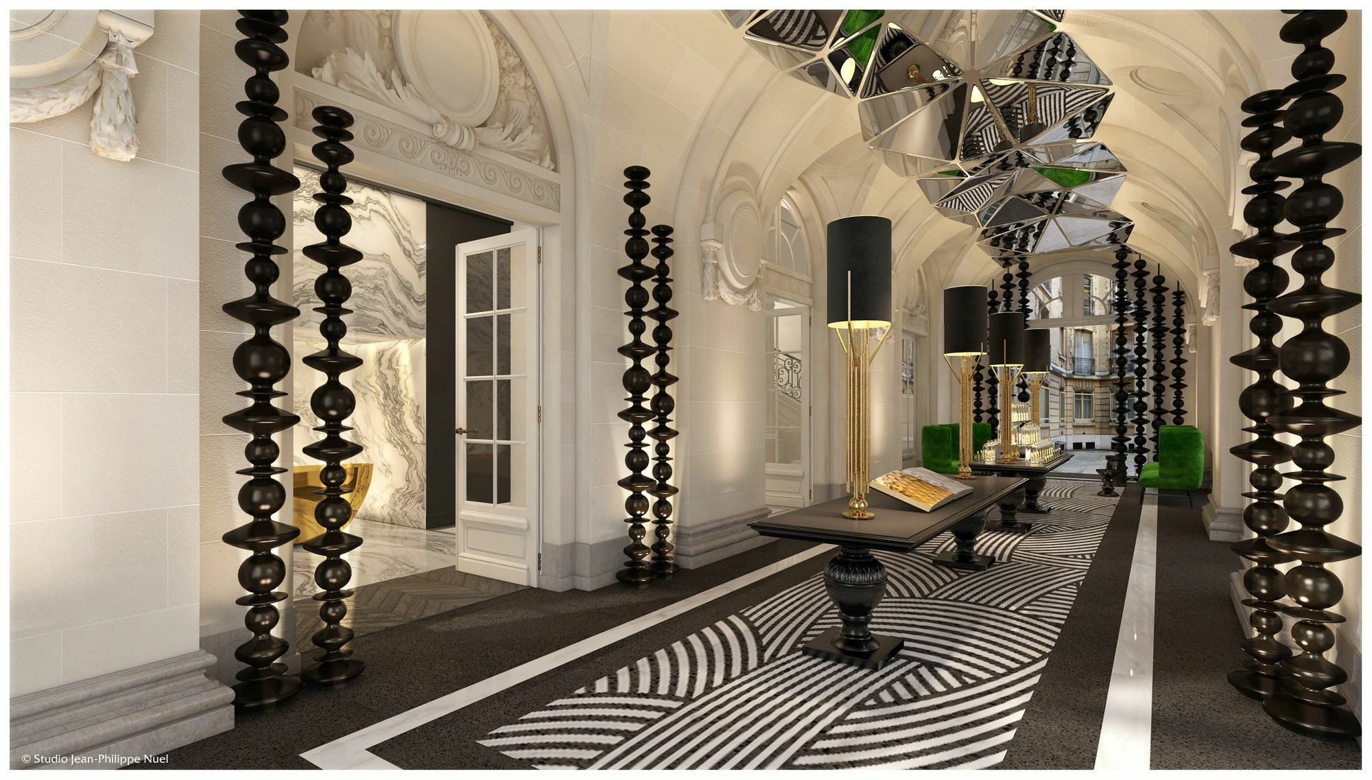 La Clef Champs-Elysees Paris By The Crest Collection Exteriér fotografie Interior design of the hotel